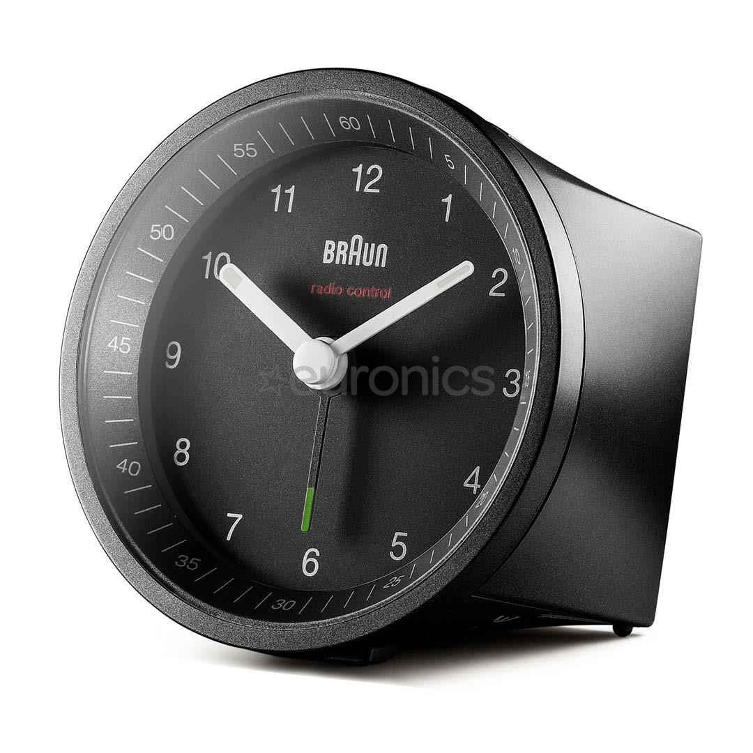 Braun BC07, melna - Modinātājpulkstenis