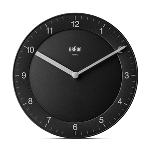 Braun BC06, melna - Sienas pulkstenis BC06B