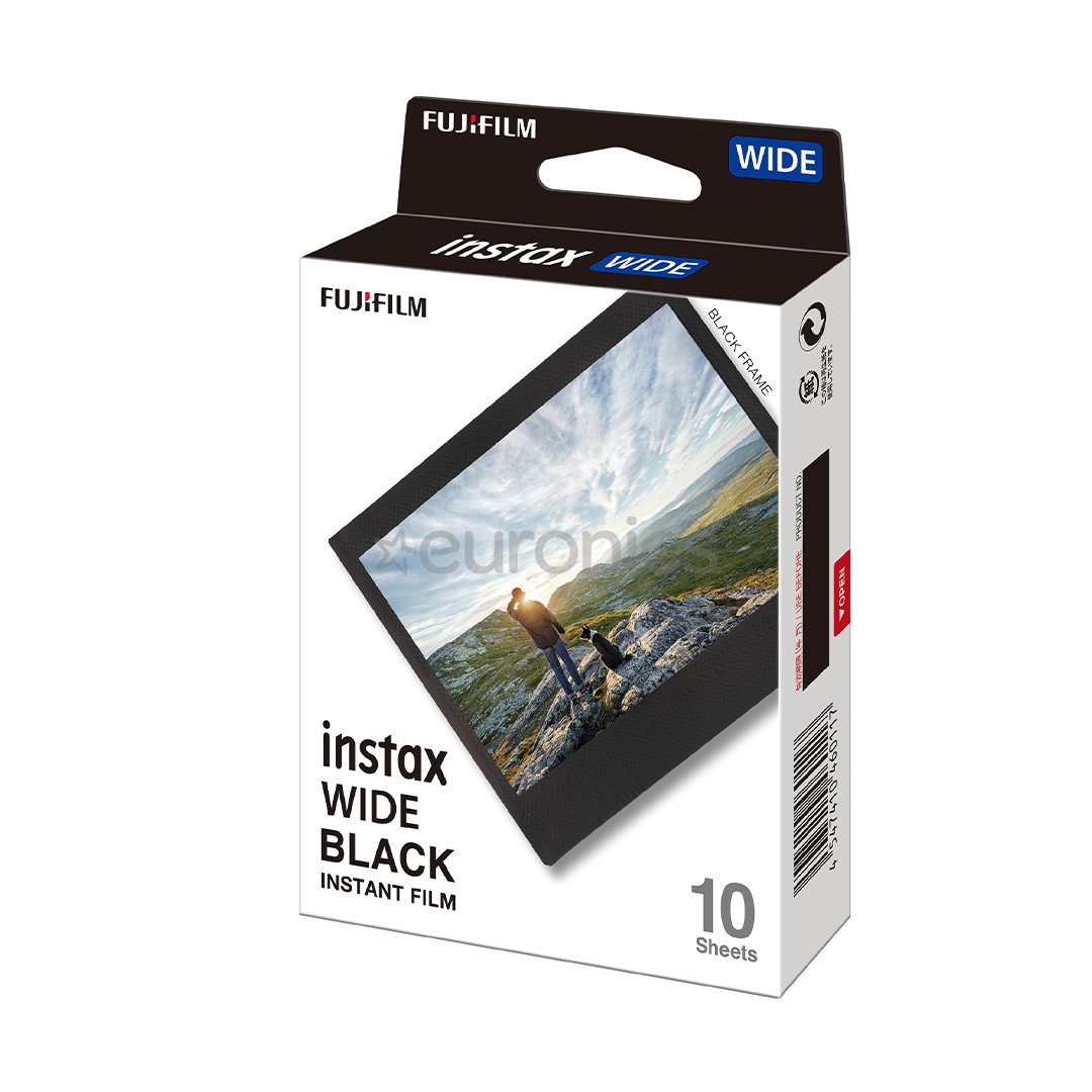 Fujifilm Instax Wide Black, 10 gab. - Fotopapīrs
