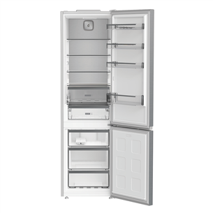 Whirlpool, NoFrost, 355 L, augstums 204 cm, nerūsējošā tērauda - Ledusskapis