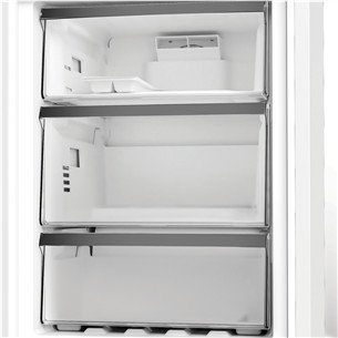 Whirlpool, NoFrost, 355 л, высота 204 см, нерж. сталь - Холодильник