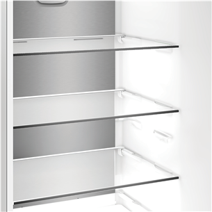 Whirlpool, NoFrost, 355 L, augstums 204 cm, nerūsējošā tērauda - Ledusskapis