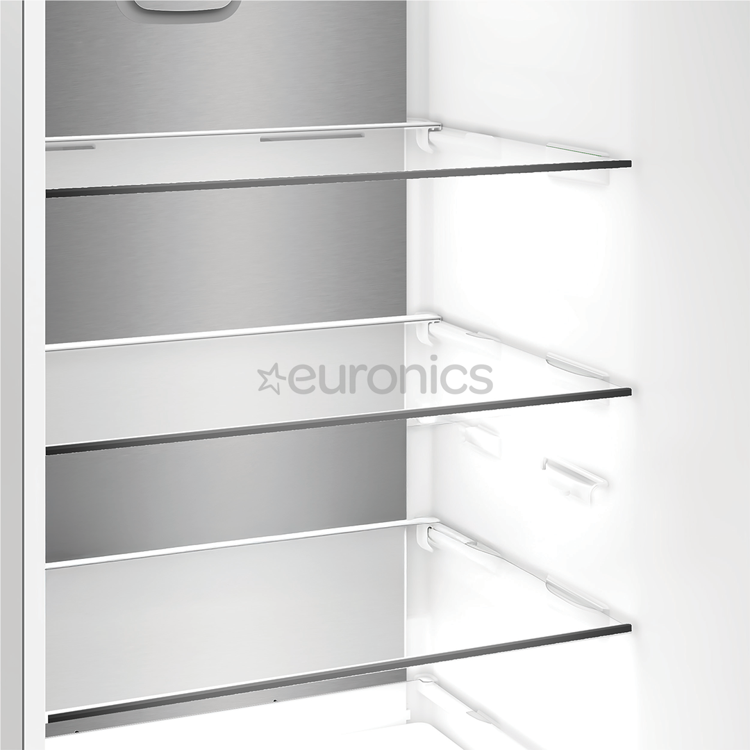 Whirlpool, NoFrost, 355 L, augstums 204 cm, nerūsējošā tērauda - Ledusskapis