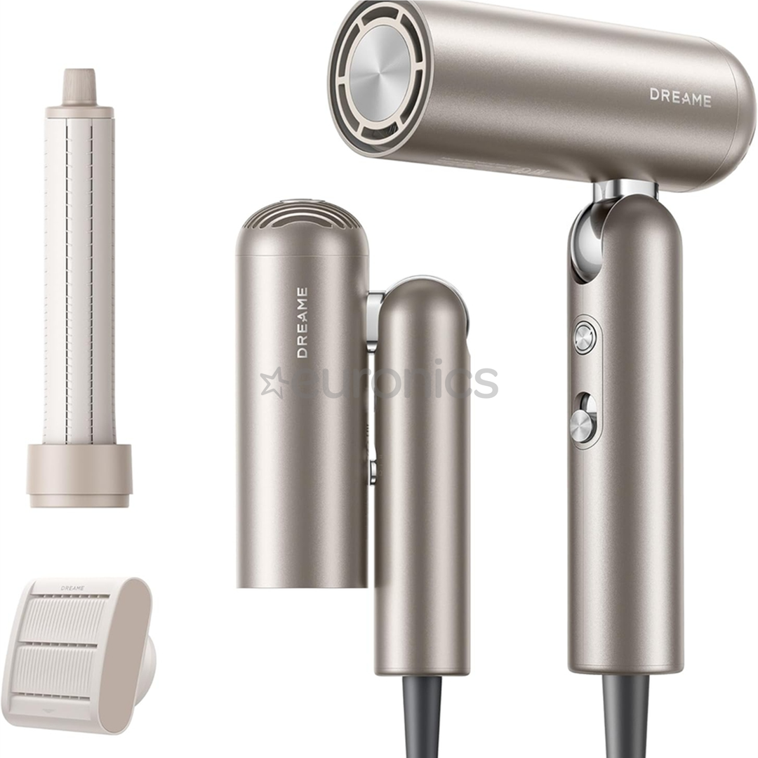 Dreame Pocket 1300 W, Titanium gold - Hair dryer