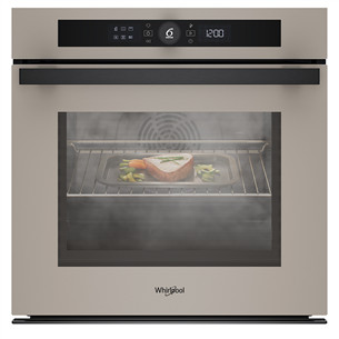 Whirlpool, 73 L, catalytic cleaning, beige - Built-in oven