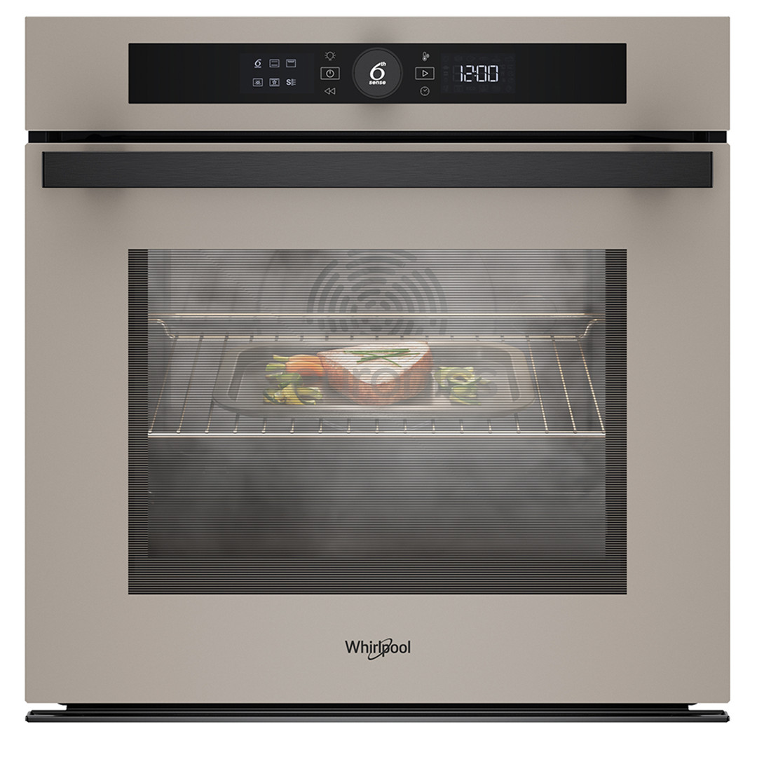 Whirlpool, 73 L, catalytic cleaning, beige - Built-in oven
