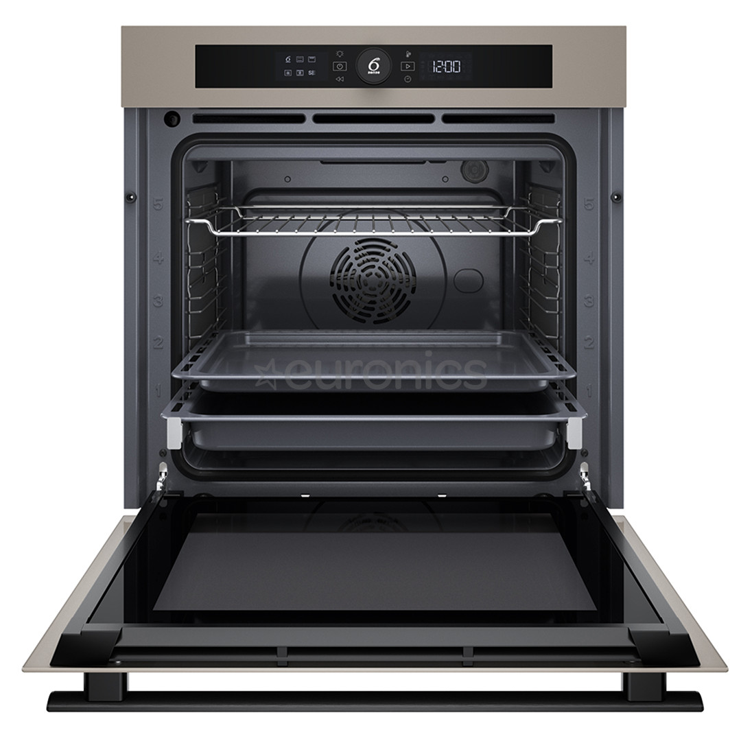 Whirlpool, 73 L, catalytic cleaning, beige - Built-in oven