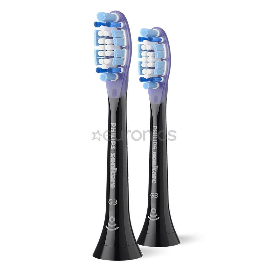 Philips Sonicare Premium Gum Care, 2 pcs, black - Spare brushes