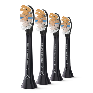 Philips Sonicare Premium All-in-One, 4 gab., melna - Uzgaļi elektriskajai zobu birstei HX9094/88