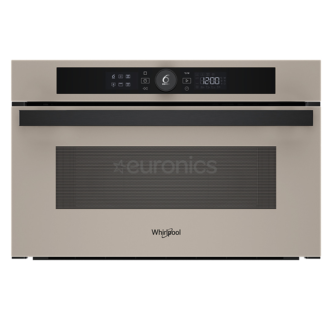 Whirlpool, 31 L, 1000 W, bēša - Iebūvējama mikroviļņu krāsns ar grilu WMD44ME