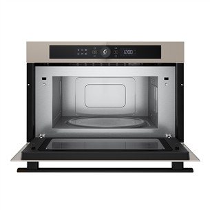 Whirlpool, 31 L, 1000 W, bēša - Iebūvējama mikroviļņu krāsns ar grilu