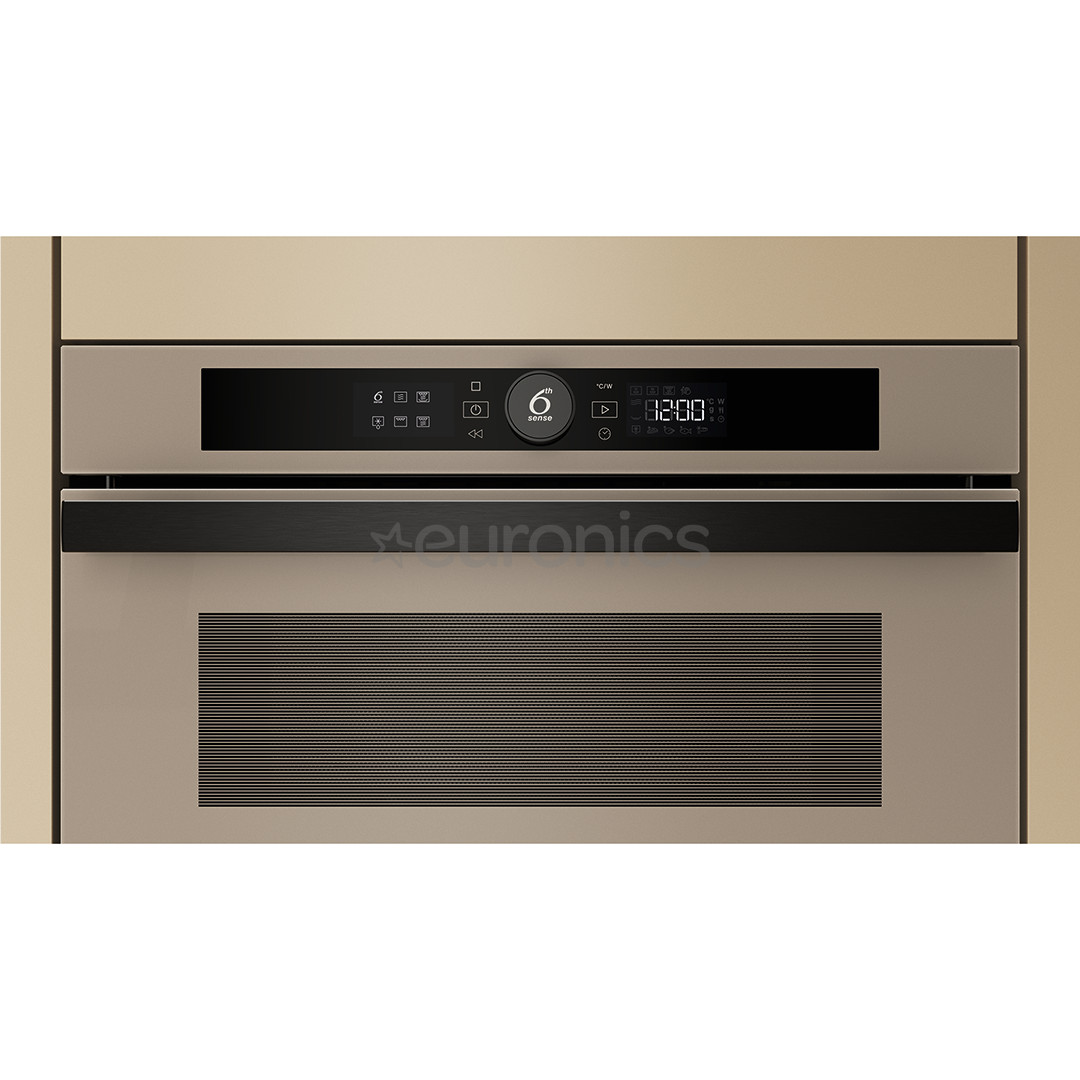 Whirlpool, 31 L, 1000 W, bēša - Iebūvējama mikroviļņu krāsns ar grilu