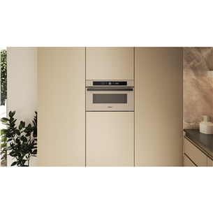 Whirlpool, 31 л, 1000 Вт, ,бежевый - Интегруемая микроволновая печь с грилем