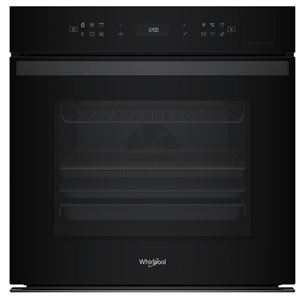 Whirlpool, 73 L, hydrolytic cleaning, black - Built-in oven WOI6A8HT1SBA