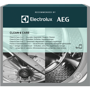 Electrolux Clean & Care, 6 x 50 g - Atkaļķošanas līdzeklis M2GCP601