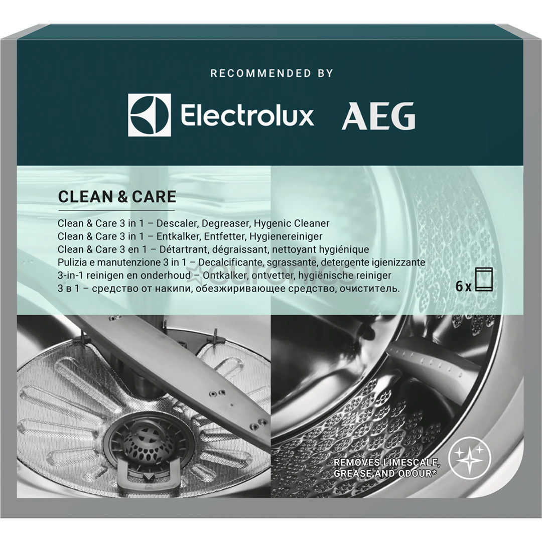 Electrolux Clean & Care, 6 x 50 g - Atkaļķošanas līdzeklis