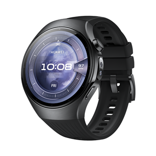 Huawei Watch 5, 46 mm, melna - Viedpulkstenis