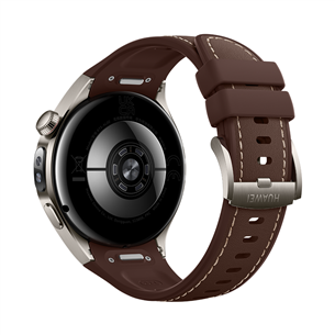Huawei Watch 5, 46 mm, titāna, brūna - Viedpulkstenis