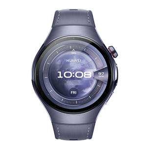 Huawei Watch 5, 46 mm, titāna, lillā - Viedpulkstenis 55020EVX
