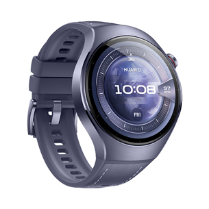 Huawei Watch 5, 46 mm, titāna, lillā - Viedpulkstenis
