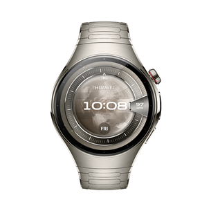 Huawei Watch 5, 46 mm, titāna siksniņa, titāna, sudraba - Viedpulkstenis 55020EVW