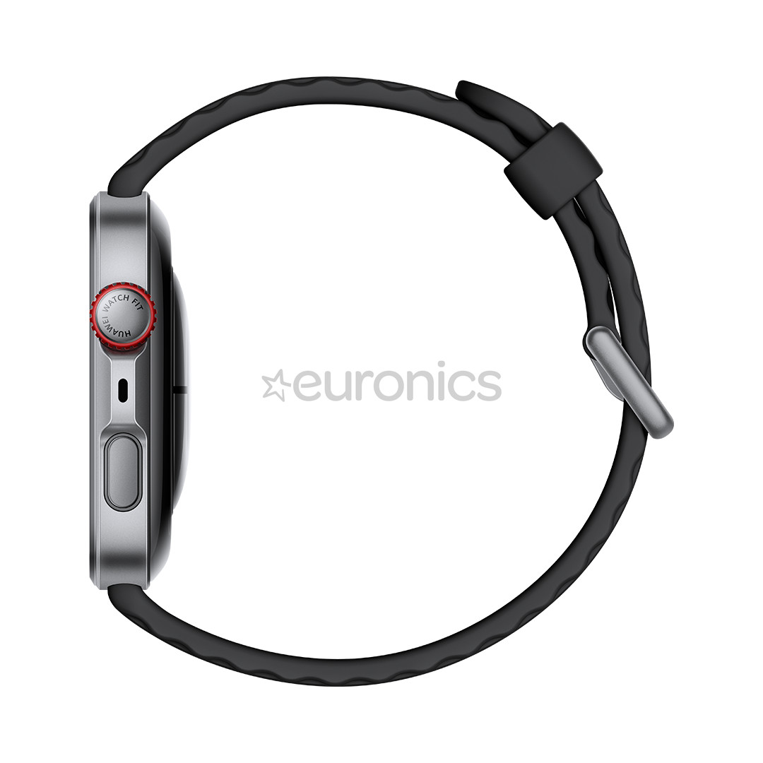 Huawei Watch FIT 4 Pro, titāna, melna - Viedpulkstenis