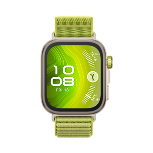 Huawei Watch FIT4 Pro, titāna, zaļa - Viedpulkstenis 55020EYN
