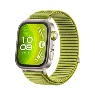 Huawei Watch FIT4 Pro, titāna, zaļa - Viedpulkstenis