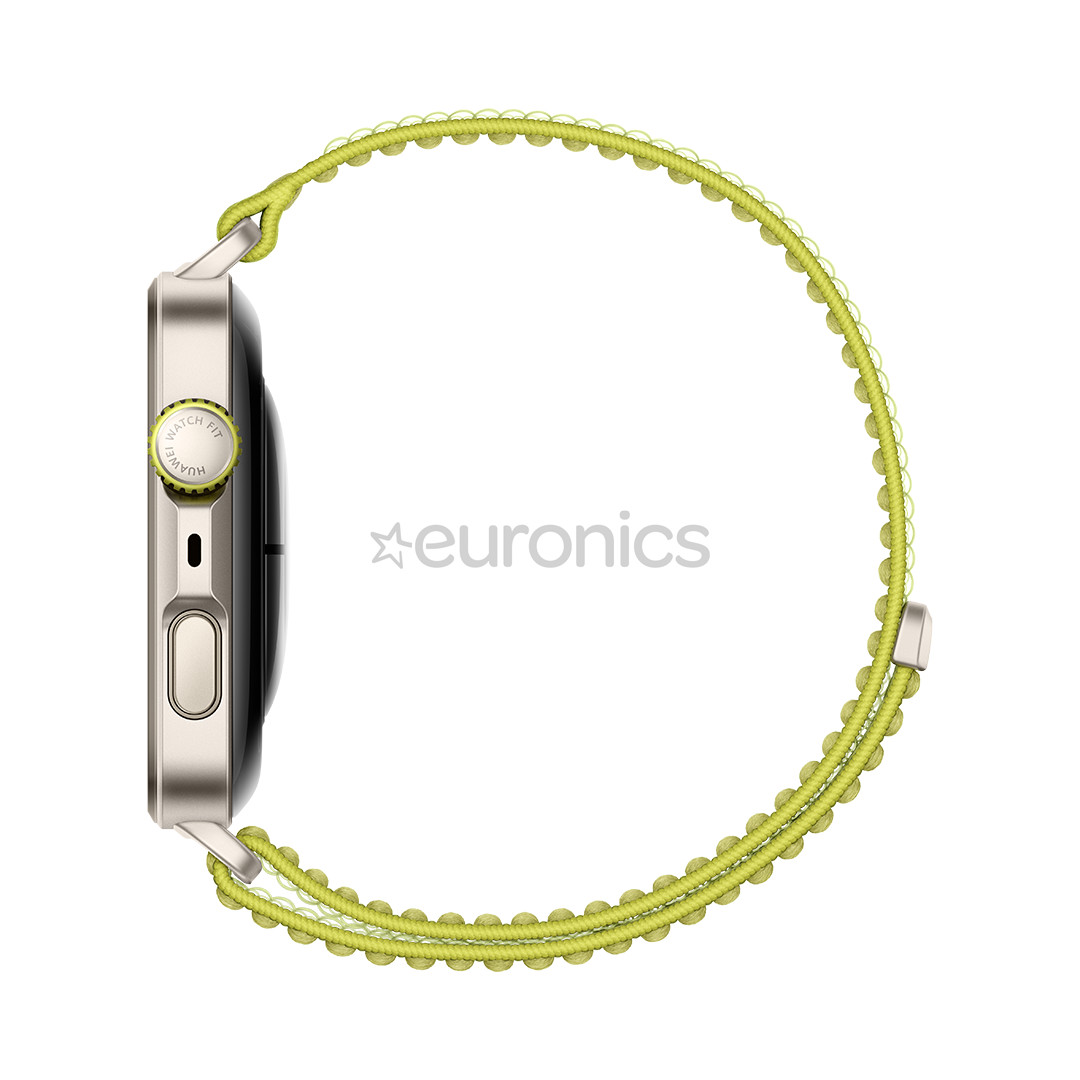 Huawei Watch FIT 4 Pro, titāna, zaļa - Viedpulkstenis