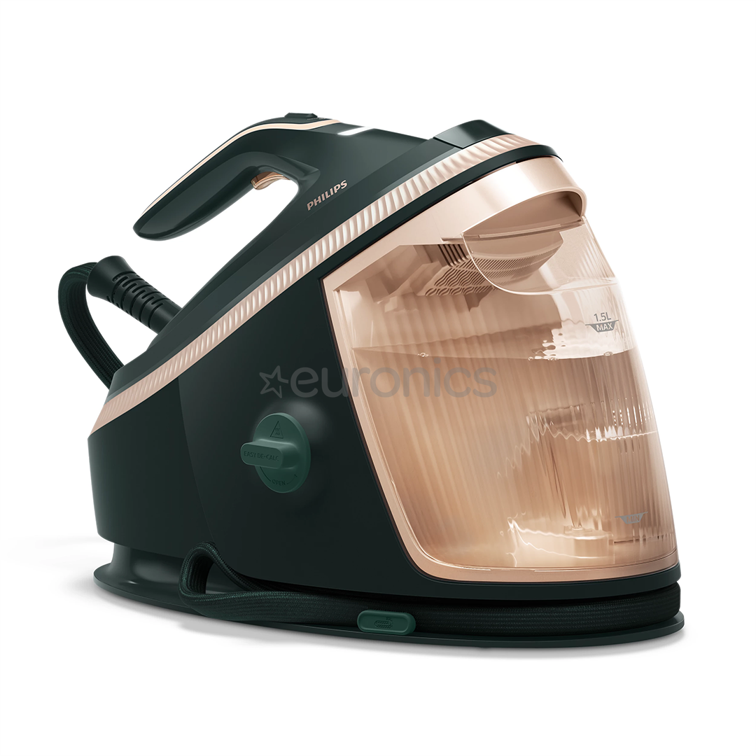 Philips 7000 Series PerfectCare, 3120 W, tumši zaļa/zelta - Gludināšanas sistēma