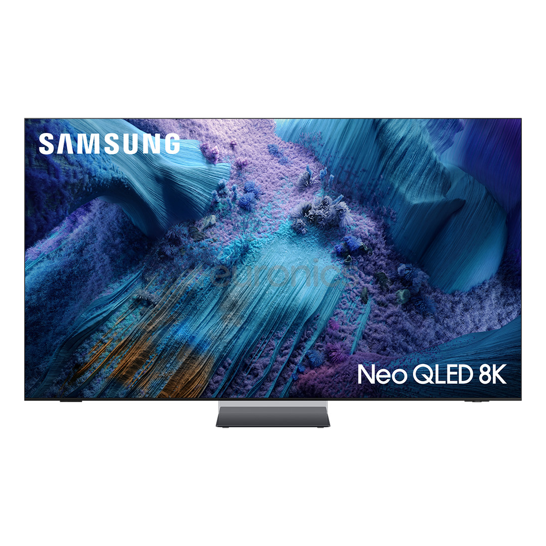 Samsung QN990F, 75'', 8K, Neo QLED, Mini LED, черный - Телевизор