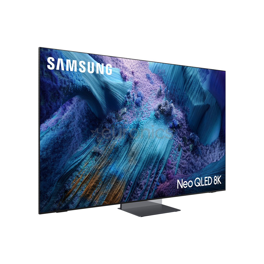 Samsung QN990F, 75'', 8K, Neo QLED, Mini LED, черный - Телевизор