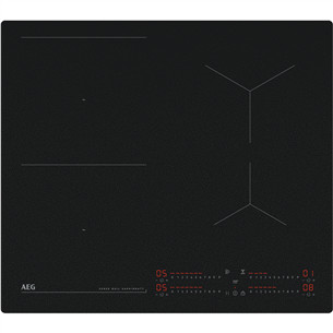 AEG 7000 Series SaphirMatt® Hob2Hood, width 58 cm, frameless, black - Built-in induction hob TI64IB10IZ