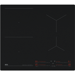 AEG 7000 Series SaphirMatt® Hob2Hood, platums 58 cm, bez rāmja, melna - Iebūvējama indukcijas plīts virsma TI64IB10IZ