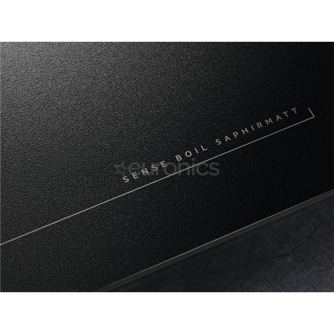 AEG 7000 Series SaphirMatt® Hob2Hood, platums 58 cm, bez rāmja, melna - Iebūvējama indukcijas plīts virsma