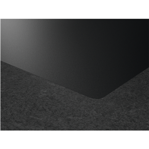 AEG 7000 Series SaphirMatt® Hob2Hood, platums 58 cm, bez rāmja, melna - Iebūvējama indukcijas plīts virsma