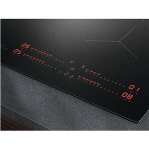 AEG 7000 Series SaphirMatt® Hob2Hood, width 58 cm, frameless, black - Built-in induction hob