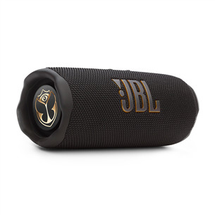 JBL Flip 7 Tomorrowland Edition, melna - Portatīvais bezvadu skaļrunis