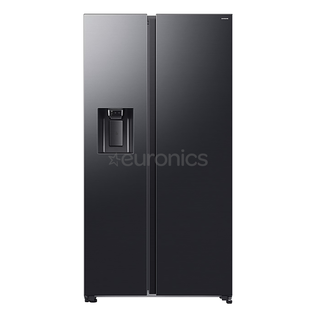 Samsung Bespoke AI, NoFrost, 640 л, высота 179 см, черный - SBS-холодильник
