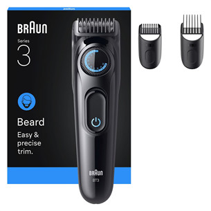 Braun Beard Trimmer Series 3, melna/zila - Bārdas trimmeris BT3520
