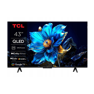 TCL P79K, 43'', 4K UHD, QLED, melna - Televizors 43P79K