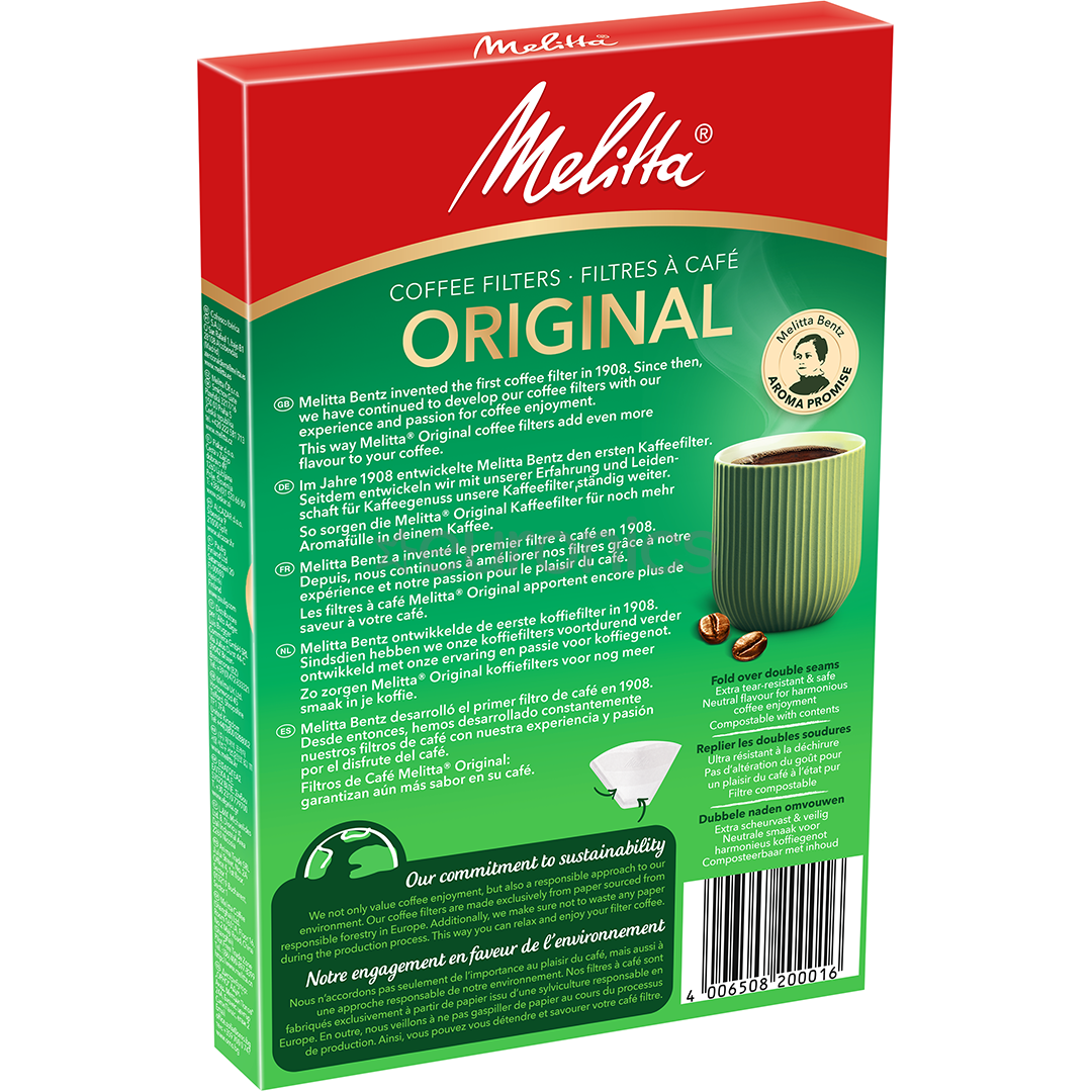 Melitta 1x4, 40 pcs - Coffee filters