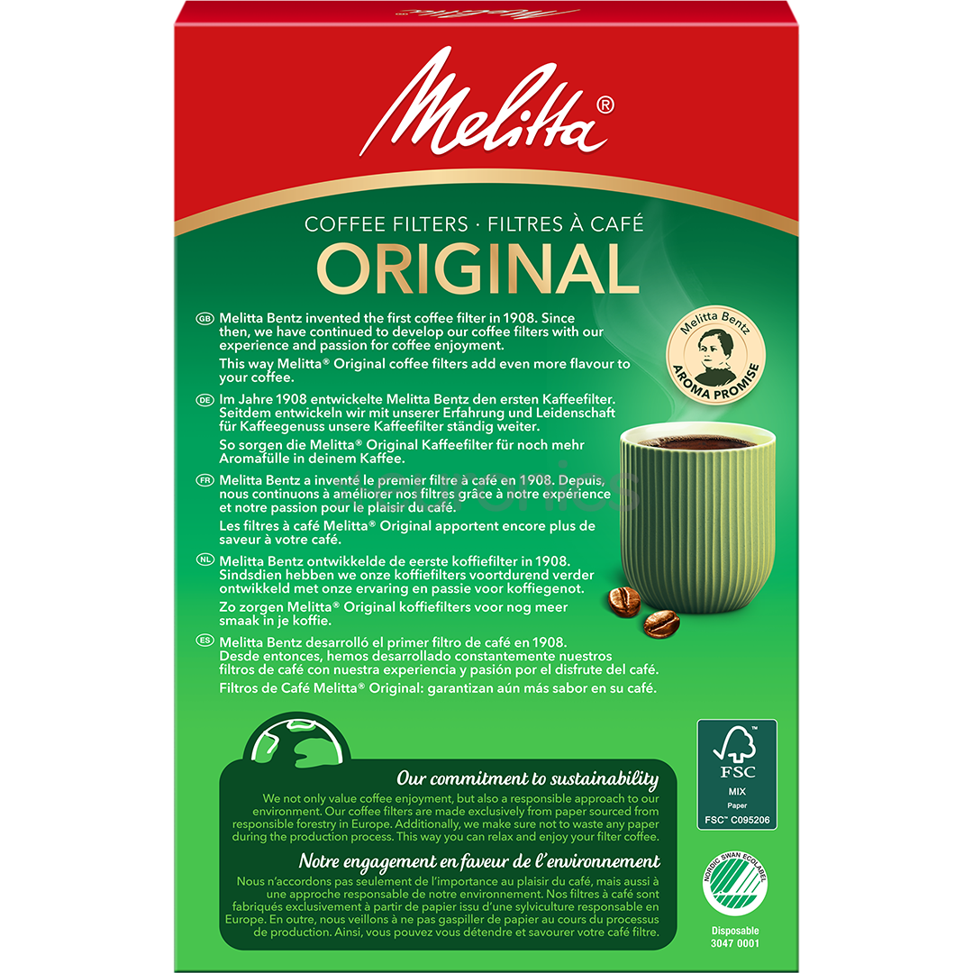 Melitta 1x4, 80 шт. - Кофейные фильтры
