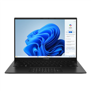 Asus Zenbook 14 OLED, 14'', OLED, Ryzen 7, 16 GB, 1 TB, ENG, melna - Portatīvais dators