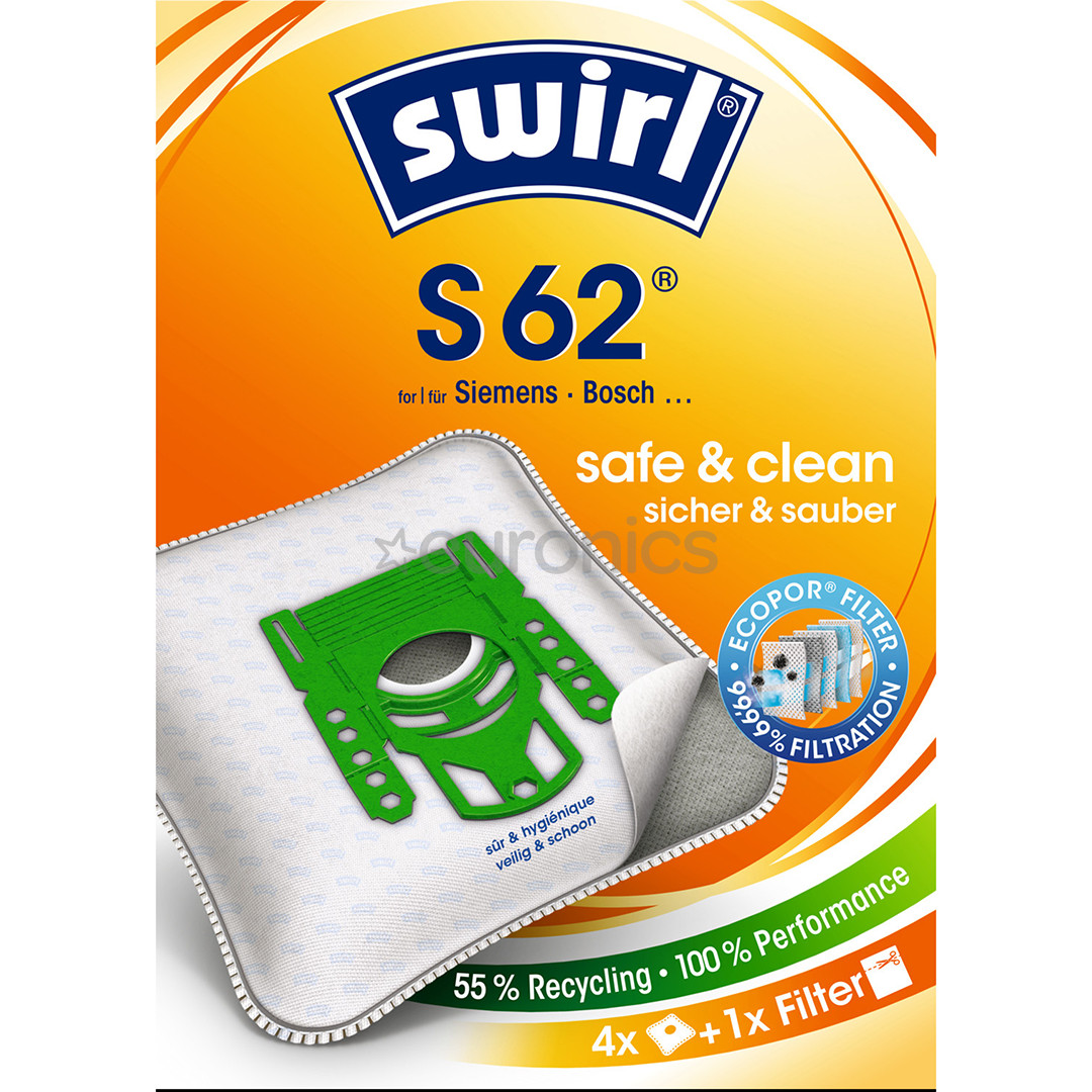 Swirl, 4 gab. - Putekļu sūcēja maisiņi