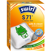 Swirl, 4 gab. - Putekļu sūcēja maisiņi
