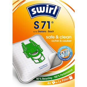 Swirl, 4 gab. - Putekļu sūcēja maisiņi