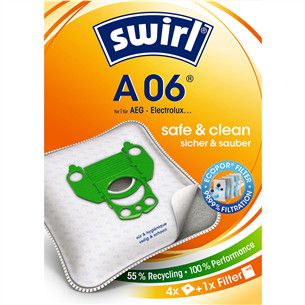 Swirl, 4 gab. - Putekļu sūcēju maisiņi