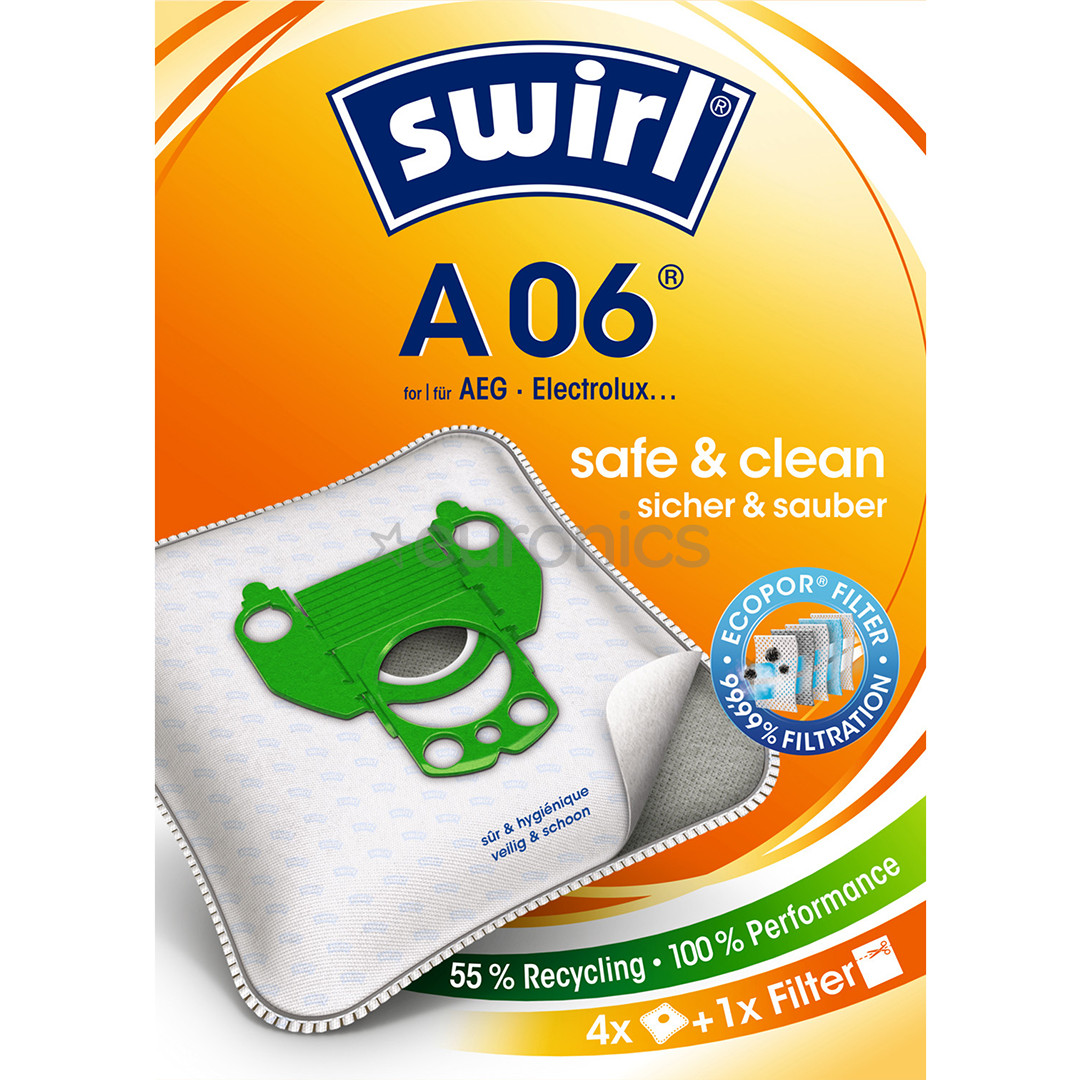 Swirl, 4 gab. - Putekļu sūcēju maisiņi
