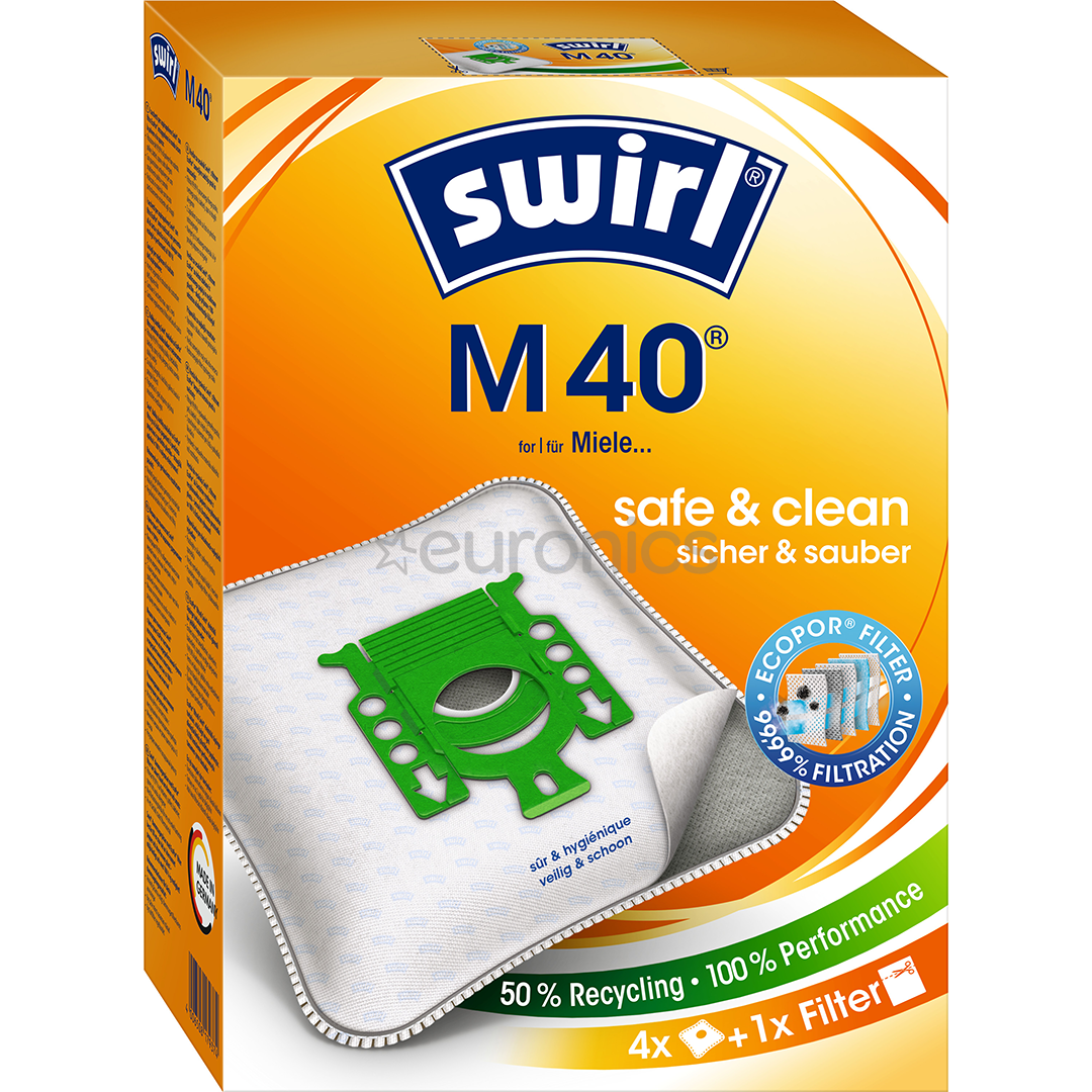 Swirl, 4 gab. - Putekļu sūcēja maisiņi